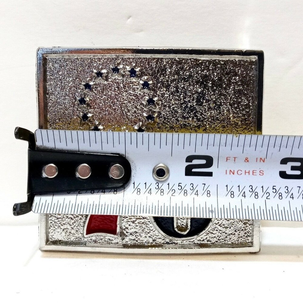 Vintage Philadelphia 76ers Sixers Logo NBA Basketball Belt Buckle - Picture 2 of 4